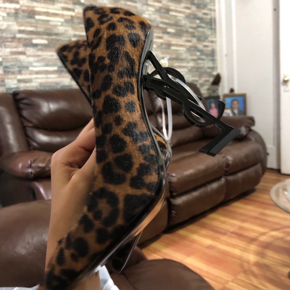 Ysl cheetah heels never worn